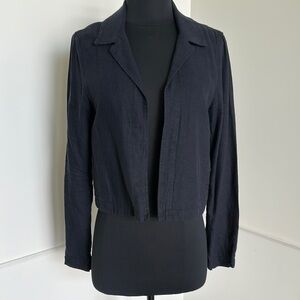 Navy Linen Jacket Light Weight XS